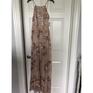 Sparkly gold prom/bridesmaid dress